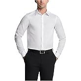 Calvin Klein Mens Dress Shirts Slim Fit Non Iron Solid