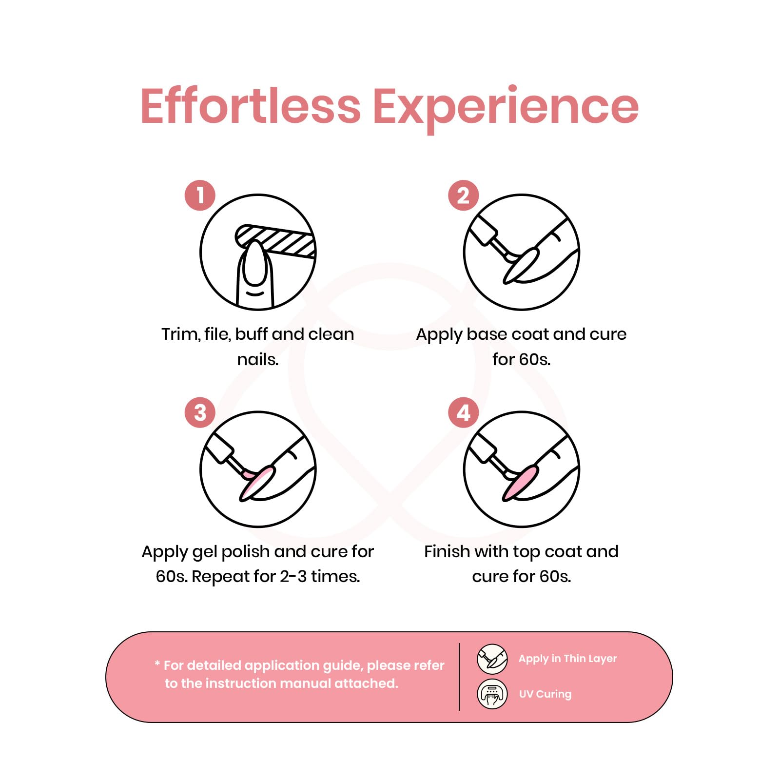 beetles Gel Polish 15ml Nude Pink Gel Polish Jelly Gel Nail Polish Neutral Sheer Spring Color Soak off LED UV Lamp DIY Nail Art Decoration Manicure Design Salon at Home - Image 7