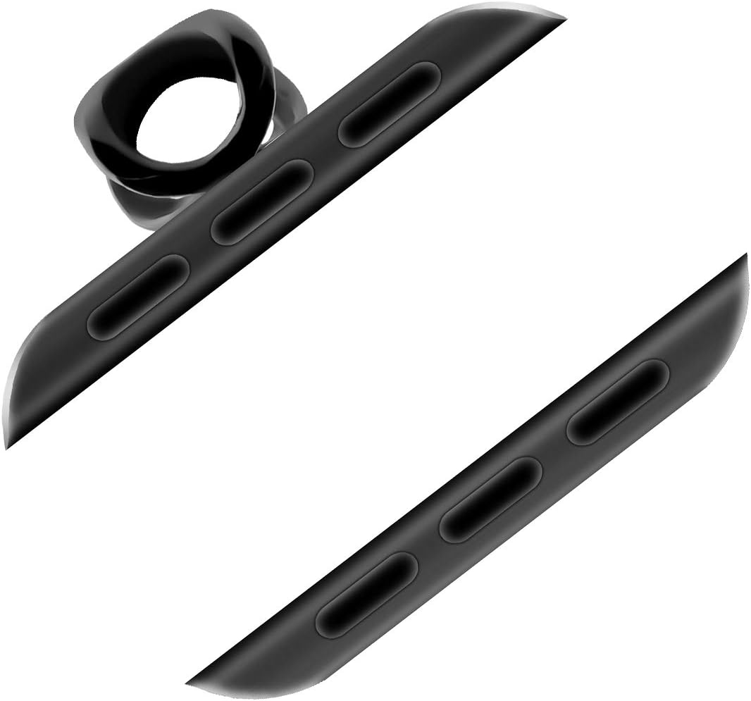 AsiaFly Necklace Pendant Compatible Apple Watch, Infinity & Double Loop Connector for Apple Watch Series 4, Series 3, Series 2, Series 1 Sport & Edition - Black 38/40mm Infinity