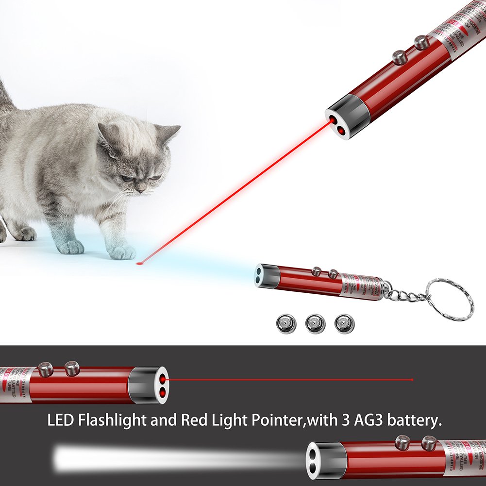 Cat Toys Variety Pack for Kitten, 23Pcs, Cat Teaser Wand,Interactive Feather Toy,Catnip Fish,Catnip Matatabi Chew Sticks,Cat Toys Interactive LED Light,Fluffy Mouse,Crinkle Balls Bells,Scratching Toys