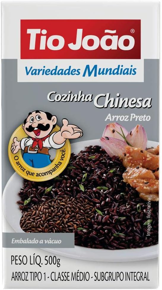 Tio João Variedades Mundiais Arroz Preto - 500g 