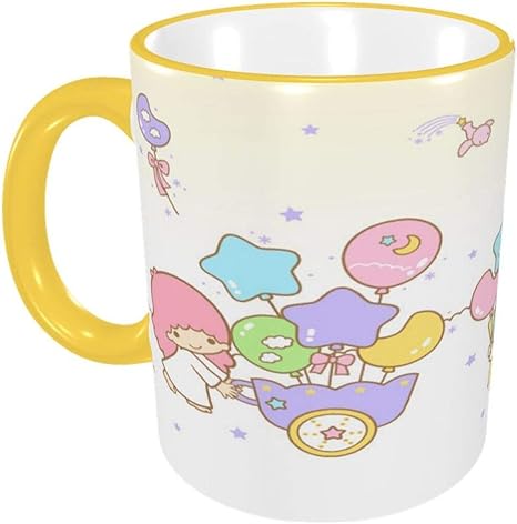 Amazon Co Jp 大容量 リトルツインスターズ キキララ マグカップ コーヒーカップ 陶器 電子レンジ対応 アルファベット かわいい おしゃれ 大きめ 人気 アニメ グッズ 雑貨 330ml ホーム キッチン