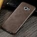 Galaxy S7 Edge Case,X-Level [Vintage Series] PU Leather Resilient Back Cover for Samsung Galaxy S7 Edge (Coffee)