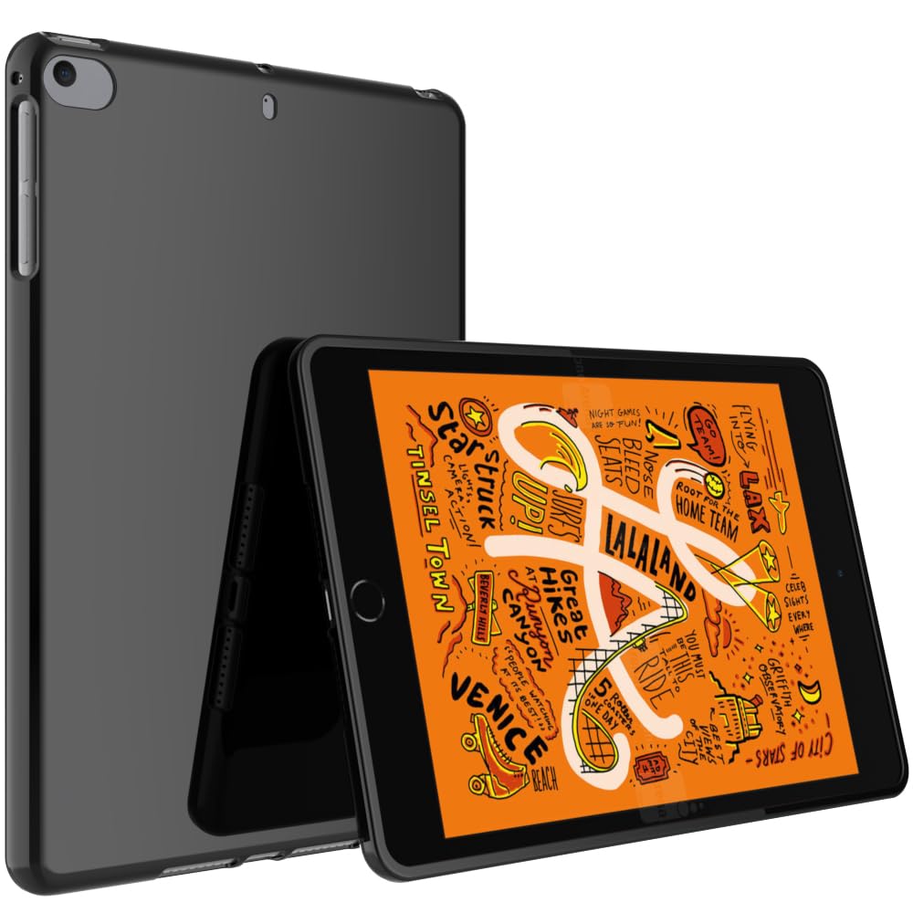 Photo 1 of BREPRIO Case for iPad mini 1st/2nd/3rd Generation 7.9 Inch, [Lightweight + Protective] Shockproof Soft Ultra Slim Cover, Black