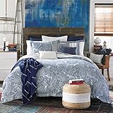 Tommy Hilfiger Canyon Paisley Comforter Set, Twin, Indigo