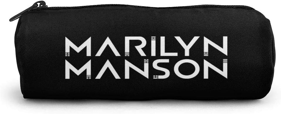Gaohaifeng8 Marilyn Manson Makeup Storage Bag Cosmetic Bag Travel Portable Handbag Cosmetic Storage Bag Stationery Bag
