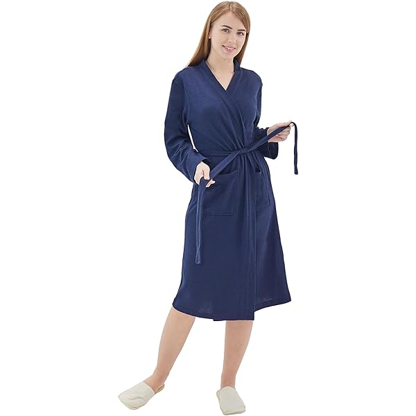Lauren Ralph Lauren Womens Velvet Long Shawl Collar Robe Navy X