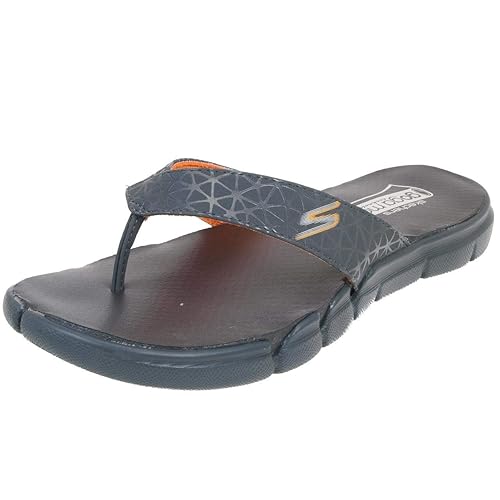 skechers sandals mens orange
