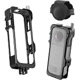 Selens Metal Protective Case for Insta360 X4 Air,with Stronger Construction | Insta 360 X4 Air Accessories Aluminum Alloy Frame Various Expansion Mounts, Foldable Stand and Silicone Lens Cover
