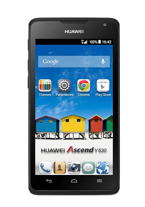 Huawei Ascend Y530 Smartphone (4,5 Zoll (11,4 cm) Touch-Display, 4 GB Speicher, Android 4.3) schwarz
