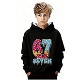qvdvap Kids 67 Hoodie Sweatshirt Funny Fashion Ice Cream Graphic Long Sleeve Unisex 6 7 Shirts for Teen 67 Meme Merch