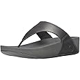 FitFlop Women's Lulu Leather Toe-Post Thong Sandals