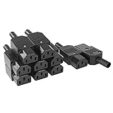 uxcell 10Pcs AC250V 10A IEC320 C13 Female 3