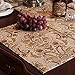 Grelucgo Luxury Damask Lined Table Placemats (12x18 inch) Set of 4 Khaki