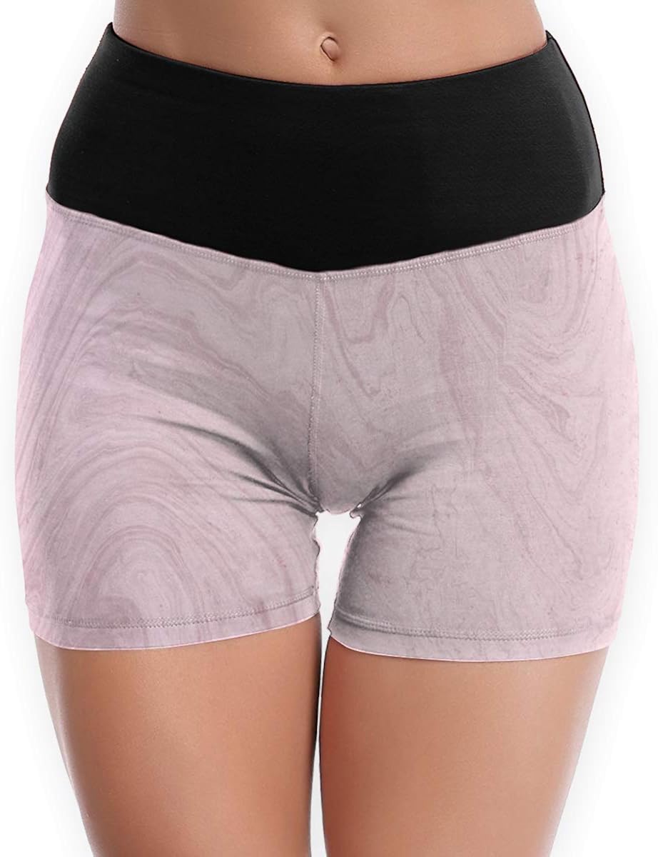 pink yoga shorts