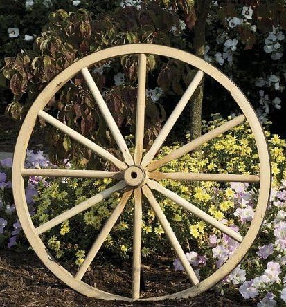 Amazon Com Handcrafted Steam Bent Hickory Wagon Wheel 42 X 1