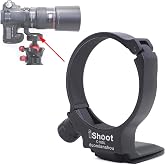 Tripod Mount Ring, iShoot Lens Collar Support Compatible with Canon EF 100mm f/2.8L Macro IS USM Lens (Replace Canon Tripod Mount Ring D), Built-in ARCA Type Camera Quick Release Plate for Tripod Head