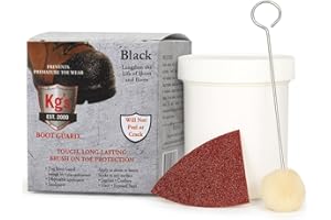 Kg's Boot Guard Brush On Toe Protection – Brush On Liquid for Tough, Long-Lasting Safety Protection on Boots