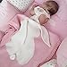 Kids Blankets,SUNBABY Cute Rabbit Crochet Newborn Blanket Baby Bedding Cover Bath Towels Play Mat (Pink)