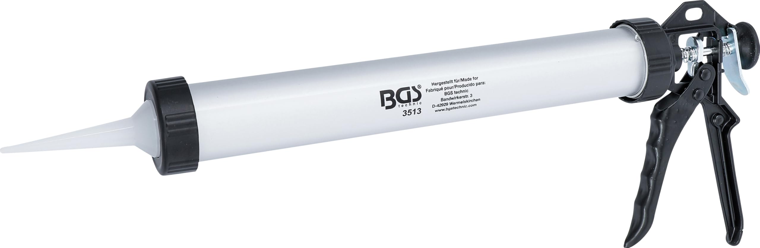 BGS 3513 | Aluminium Caulking Gun, for Cartridges | 380 mm