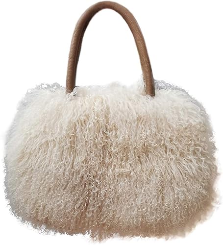 mongolian fur handbag