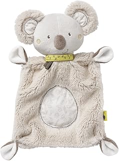 Fehn 064056 Schmusetuch Koala – Schnuffeltuch mit Koala-Köpfchen – Zum Kuscheln für Babys und Kleinkinder ab 0+ Monaten – Maße: 27 cm