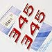 Yoaoo 2Pack Red OEM 345 Emblem Badges 3D Logo Compatible with 300C (2Red)