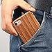 TENDLIN Compatible with iPhone SE 2022/SE 2020/8/7 Case - Wood Grain Soft TPU Silicone Hybrid Slim Case (Red Sandalwood)