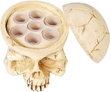New Star Tattoo 7 Hole Skull Ink Cup Holder Stand Resin Permanent Makeup view 5