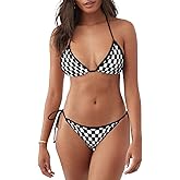 Lornarta Bikini Sets for Women Floral Print Sexy Swimwear Suspender Triangle Two Piece Swimsuit Swim Suits for Women 2025