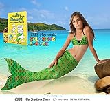 Sharks Wear Children Swimming and Costume 3 PC Mermaid tail (Mono fin not included). Includes free Mermaid coloring E-Book!