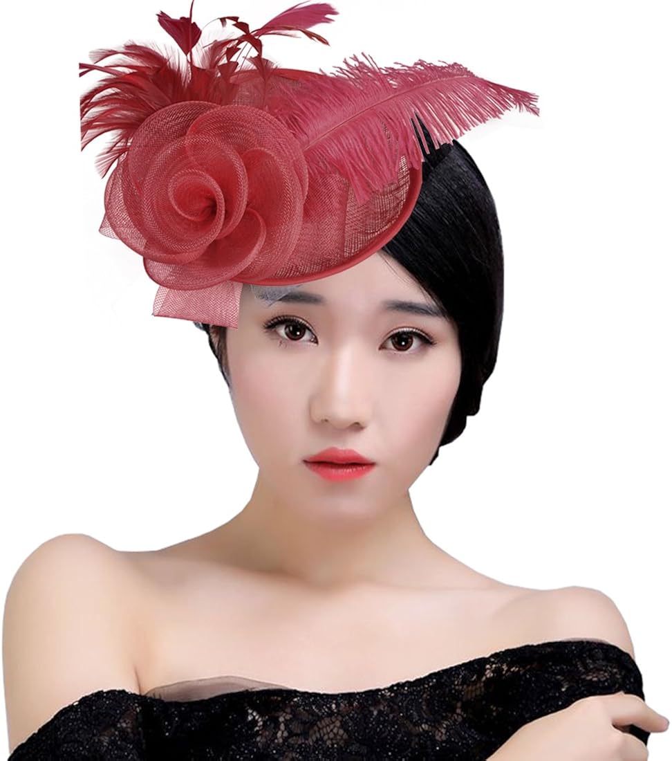 red hats and fascinators