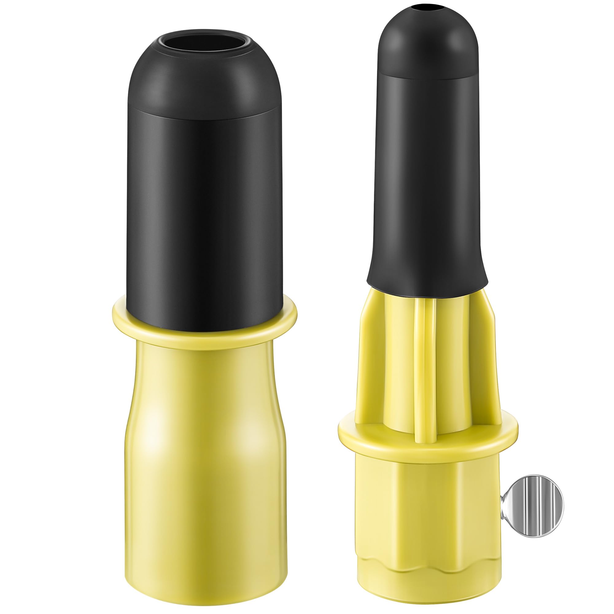 Photo 1 of Dreyoo Broken Bulb Changer for High Ceilings, Light Changer for Changing Broken Incandescent and Candelabra Bulbs, Compatible with Standard Threaded Extension Pole, Pole Not Included (Yellow)