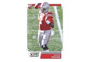 2019 Score Football #332 Dwayne Haskins Ohio State Buckeyes Rookie RC Official NFL Trading Card made by Panini
