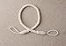 Baihoo Set of 2 Rope Satin Drape Curtain Tiebacks Holdbacks, 27 inches Long, Ivory