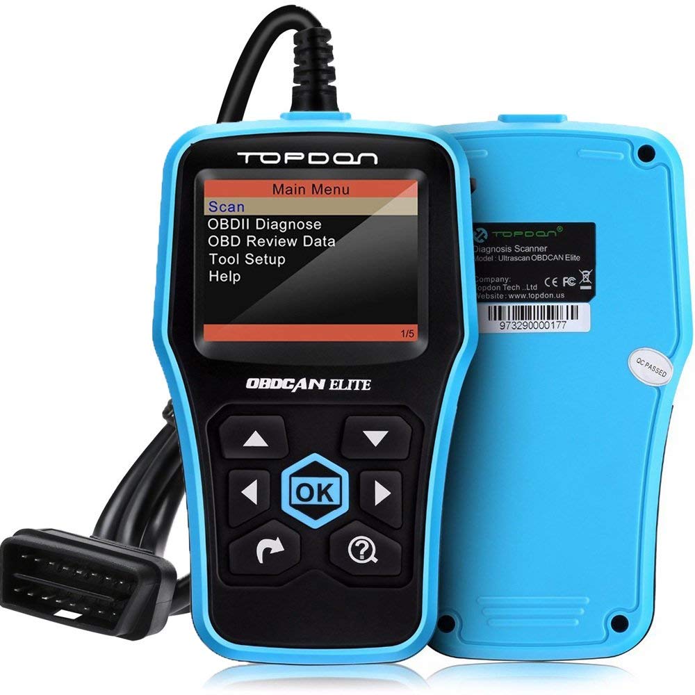 TOPDON Elite OBD2 Scanner ABS/SRS Diagnostic Tool for Full OBD2