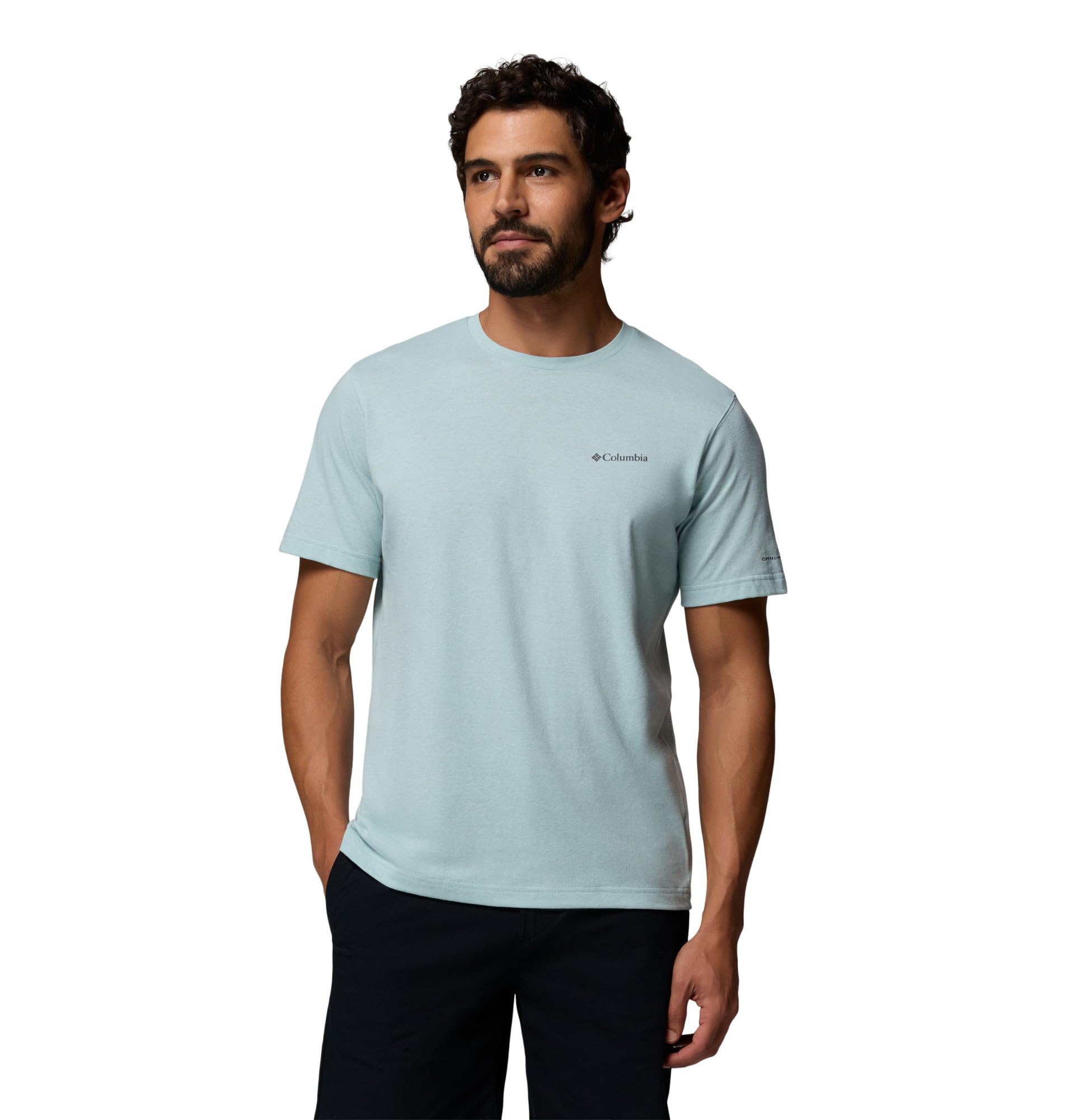 Columbia Men's Thistletown Hills Short Sleeve T-Shirt, Crushed Blue/Heather, XX-Large Image