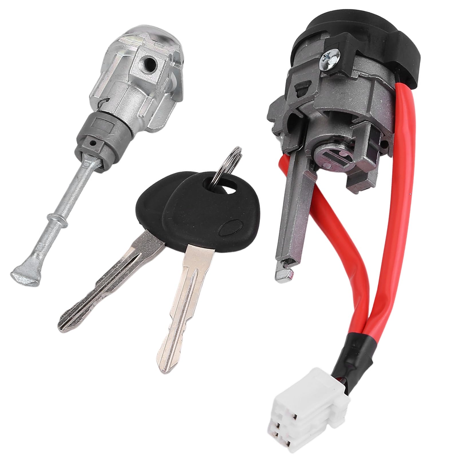 Photo 1 of 81970-F0000 Key Ignition Start Barrel Car Door Lock Cylinder Compatible with Kia Forte 2010-2017, for Hyundai Elantra 2015-2020 Barrel Key Ignition Switch 2.0L 1.8L Full Lock Cylinder Set 81905-F2230