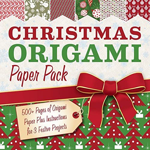 Christmas Origami Paper Pack: 500+ Sheets of Origami Paper Plus Instructions for 3 Festive Projects Paperback – 7 Nov. 2014