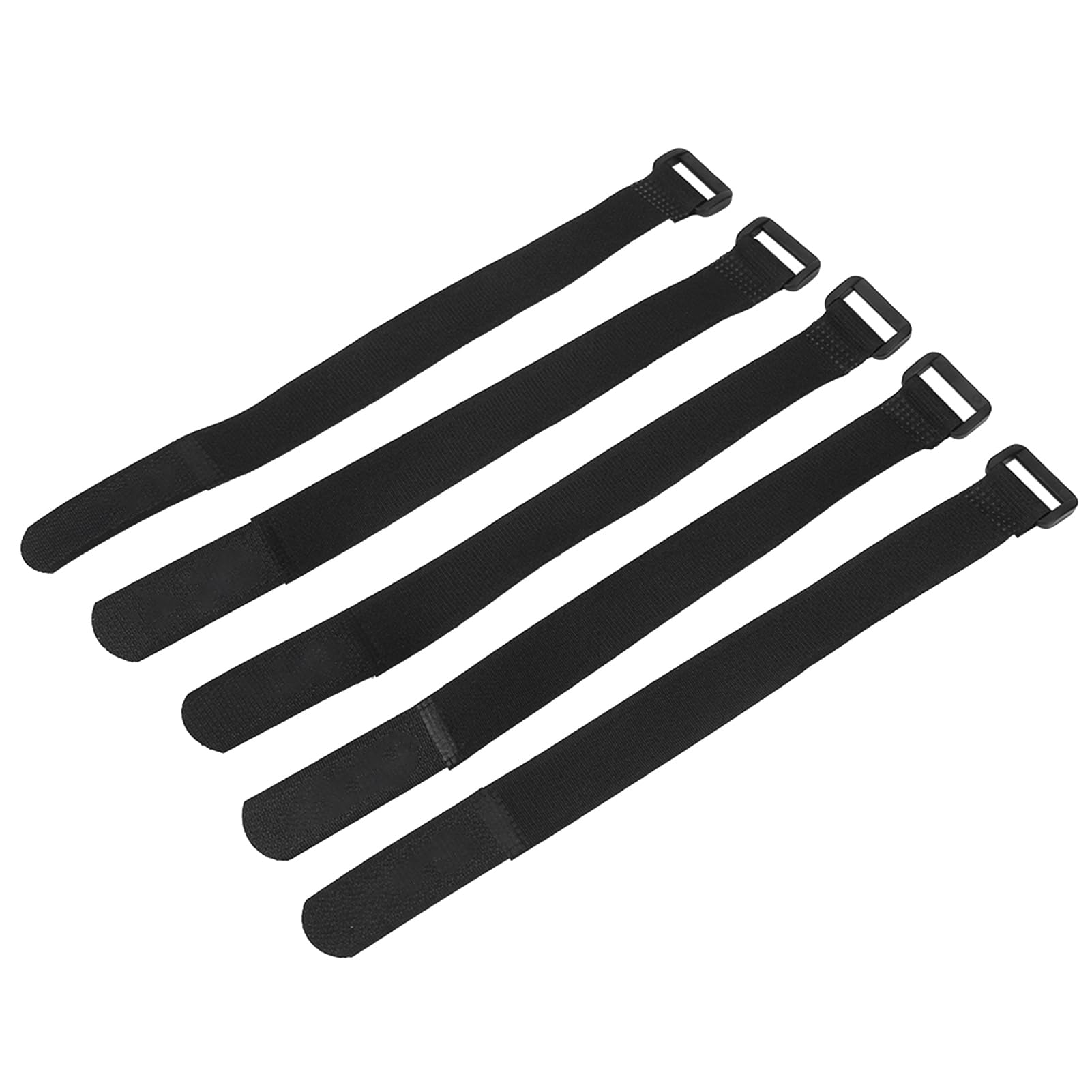 Keenso Tie Straps, 5Pcs/Set DUUTI Durable Sports Cycling Riding Adjustable Nylon Handlebar Tie Straps Hot(Black)