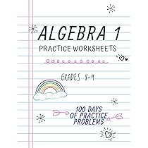 Algebra 1 Practice Worksheets: getting Ready for Algebra1, Algebra 1 Essentials Practice Workbook with Answers, 100 Days of Practice Worksheets Grades 8-9: Malek Toumi: 9798528122588: Amazon.com: Books algebra-1-practice-worksheets-getting-ready-for-algebra1-algebra-1-essentials-practice-workbook-with-answers-100-days-of-practice-worksheets-grades-8-9-malek-toumi-9798528122588-amazon-com-books