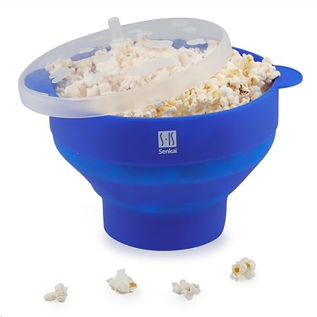 Sen kai silicona microondas palomitas de maiz poppers, plegable ...