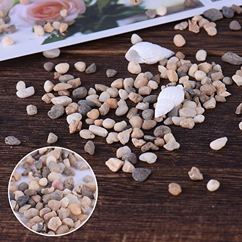 2 Pounds Small Large Ornamental Decorative River Rock Stones - Natural Polished Mixed Color Stones -Use In Glassware, Like Vases, Aquariums And Terrariums