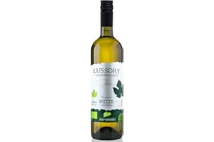 Lussory Organic Bio Dealcoholized Chardonnay 0.0% Non Alcoholic Wine From Spain, Low Calories, Organic, Vegan (750ml) (1, Organic Chardonnay)