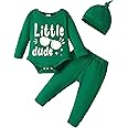 NZRVAWS Newborn Baby Boy Clothes Outfits Letter Prined Romper Pants Set Infant Baby Boy Clothing 0 3 6 9 12 18 Months