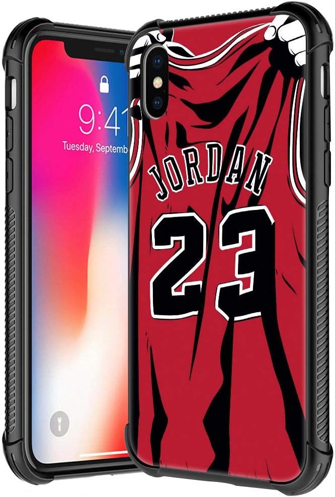 iPhone XR Case,Basketball Player 36 Pattern Tempered Glass