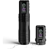 EZ P3 Pro Turbo Tattoo Gun - 6 Strokes 2.5-5.0mm Direct Drive Tattoo Machine with Brushless Motor, Dual OLED Digital Display 1600mAh Battery Power Rotary Tattoo Pen