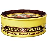 Howard CS0014 Citrus Shield Paste Wax, Wood Furniture Polish, Wood Cleaner, 11-Ounce, Neutral