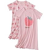 kiddook Girls' Summer Dress,Toddler Soft Breathable Dresses 3-12Years