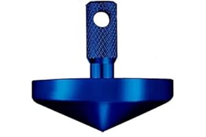 BWBMSOW Spinning Top Stainless Steel Precision Gyroscope Spin Anti-Gravity Spinner Top Perfect Balance Desktop Toy, Unique Gift for Men/Adults (Blue)